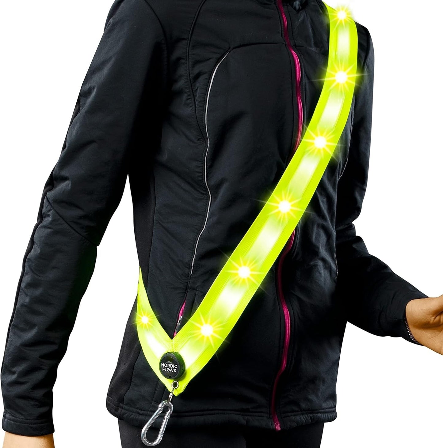 Rechargeable Led Reflective Lighted Vest for Walking in the Dark LED Reflecti...